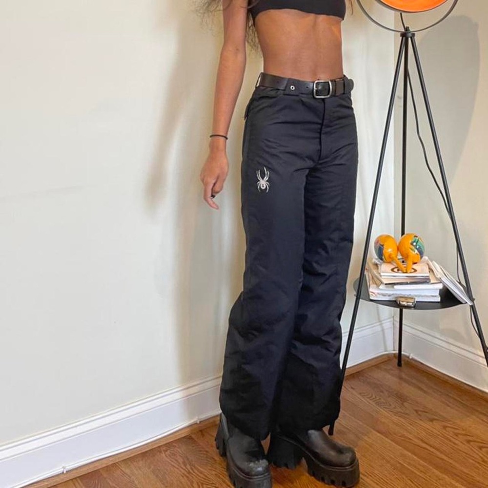 Black ski pants by Spyder